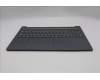 Lenovo 5CB1R22533 C-Cover with keyboard, Italian, Luna Grey, Backlight, UK
