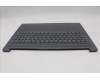 Lenovo 5CB1R22547 C-Cover with keyboard, Slovenian, Luna Grey, Backlight, UK