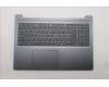 Lenovo 5CB1R26633 C-Cover with keyboard, Belgian, Luna Grey, Non-Backlight, UK