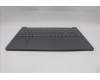 Lenovo 5CB1R27610 C-Cover with keyboard, Czech Slovakian, Luna Grey, Backlight, UK