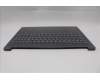 Lenovo 5CB1R27610 C-Cover with keyboard, Czech Slovakian, Luna Grey, Backlight, UK