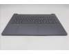 Lenovo 5CB1R27625 C-Cover with keyboard, Nordic, Luna Grey, Backlight, UK