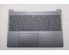 Lenovo 5CB1R27874 C-Cover with keyboard, Belgian, Luna Grey, Non-Backlight, UK