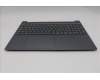 Lenovo 5CB1R27884 C-Cover with keyboard, Italian, Luna Grey, Non-Backlight, UK
