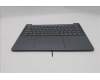 Lenovo 5CB1R29705 C-Cover with keyboard, Nordic, Luna Grey, Backlight, UK