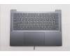 Lenovo 5CB1R29708 C-Cover with keyboard, Slovenian, Luna Grey, Backlight, UK