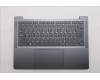 Lenovo 5CB1R29766 C-Cover with keyboard, Portuguese, Luna Grey, Non-Backlight, UK
