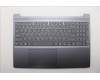 Lenovo 5CB1R30155 C-Cover with keyboard, Greek, Luna Grey, Backlight