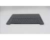 Lenovo 5CB1R31608 C-Cover with keyboard, Nordic, Luna Grey, Non-Backlight, UK