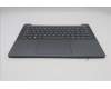 Lenovo 5CB1R31617 C-Cover with keyboard, UK English, Luna Grey, Non-Backlight, UK