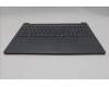 Lenovo 5CB1R35621 C-Cover with keyboard, French, Luna Grey, Backlight, US