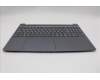 Lenovo 5CB1R35815 C-Cover with keyboard, Russian, Luna Grey, Non-Backlight, US