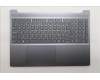 Lenovo 5CB1R35822 C-Cover with keyboard, UK English, Luna Grey, Non-Backlight, UK