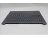 Lenovo 5CB1R35823 C-Cover with keyboard, Ukraine, Luna Grey, Non-Backlight, US