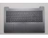 Lenovo 5CB1R37533 C-Cover with keyboard, US English Euro, Arctic Grey, Backlight, US
