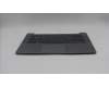 Lenovo 5CB1R48885 C-Cover with keyboard, German, Arctic Grey, Non-Backlight, Non-FingerPrint, UK