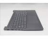 Lenovo 5CB1R61102 C-Cover with keyboard, English, Luna Grey, DIS, US