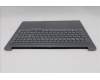 Lenovo 5CB1R61104 C-Cover with keyboard, French, Luna Grey, DIS, US