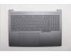 Lenovo 5CB1R61137 C-Cover with keyboard, German, Luna Grey, UMA