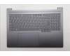 Lenovo 5CB1R61150 C-Cover with keyboard, Spanish, Luna Grey, UMA, UK