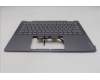 Lenovo 5CB1R61224 C-Cover with keyboard, Italian, Luna Grey, FingerPrint, Puresight Logo, UK