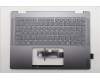 Lenovo 5CB1R61232 C-Cover with keyboard, Portuguese, Luna Grey, FingerPrint, Puresight Logo, UK