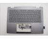 Lenovo 5CB1R61240 C-Cover with keyboard, UK English, Luna Grey, FingerPrint, Puresight Logo, UK