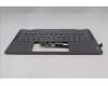 Lenovo 5CB1R61248 C-Cover with keyboard, French, Luna Grey, FingerPrint, Puresight Logo