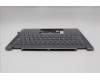 Lenovo 5CB1R61266 C-Cover with keyboard, Switzerland, Luna Grey, Non-FingerPrint, Puresight Logo, UK