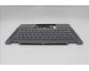 Lenovo 5CB1R61272 C-Cover with keyboard, English, Luna Grey, Non-FingerPrint, Puresight Logo, US