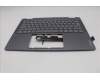 Lenovo 5CB1R61273 C-Cover with keyboard, Czech Slovakian, Luna Grey, Non-FingerPrint, Puresight Logo, UK
