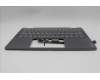 Lenovo 5CB1R61278 C-Cover with keyboard, French, Luna Grey, Non-FingerPrint, Puresight Logo, US