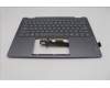Lenovo 5CB1R61536 C-Cover with keyboard, US English Euro, Luna Grey, FingerPrint, Non-Puresight Logo, US