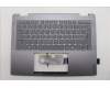 Lenovo 5CB1R61549 C-Cover with keyboard, Italian, Luna Grey, Non-FingerPrint, Non-Puresight Logo, UK