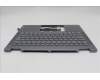 Lenovo 5CB1R61560 C-Cover with keyboard, Spanish, Luna Grey, Non-FingerPrint, Non-Puresight Logo, UK