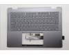 Lenovo 5CB1R61565 C-Cover with keyboard, UK English, Luna Grey, Non-FingerPrint, Non-Puresight Logo, UK