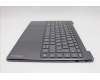 Lenovo 5CB1R61652 C-Cover with keyboard, Hungarian, Luna Grey, Puresight Logo, Screw, UK