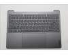 Lenovo 5CB1R61668 C-Cover with keyboard, Ukraine, Luna Grey, Puresight Logo, Screw, US