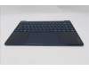 Lenovo 5CB1R61720 C-Cover with keyboard, Russian, Cosmic Blue, Puresight Logo, Screw, US