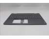 Lenovo 5CB1R68023 C-Cover with keyboard, UK English, Luna Grey, Puresight Logo, FingerPrint, UK