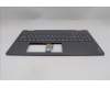 Lenovo 5CB1R68069 C-Cover with keyboard, Russian, Luna Grey, Puresight Logo, Non-FingerPrint, US