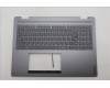 Lenovo 5CB1R68087 C-Cover with keyboard, English, Luna Grey, Puresight Logo, Non-FingerPrint, US