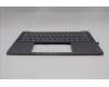 Lenovo 5CB1R68301 C-Cover with keyboard, Russian, Luna Grey, Puresight Logo, US