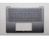 Lenovo 5CB1R68306 C-Cover with keyboard, Italian, Luna Grey, Puresight Logo, UK