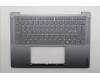 Lenovo 5CB1R68312 C-Cover with keyboard, Nordic, Luna Grey, Puresight Logo, UK