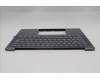 Lenovo 5CB1R68314 C-Cover with keyboard, German, Luna Grey, Puresight Logo, UK