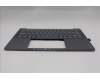Lenovo 5CB1R68322 C-Cover with keyboard, Czech Slovakian, Luna Grey, Puresight Logo, UK