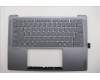 Lenovo 5CB1R68327 C-Cover with keyboard, Greek, Luna Grey, Non-Puresight Logo, US