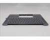 Lenovo 5CB1R68351 C-Cover with keyboard, Bulgarian, Luna Grey, Non-Puresight Logo, UK