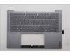 Lenovo 5CB1R68355 C-Cover with keyboard, Ukraine, Luna Grey, Non-Puresight Logo, US